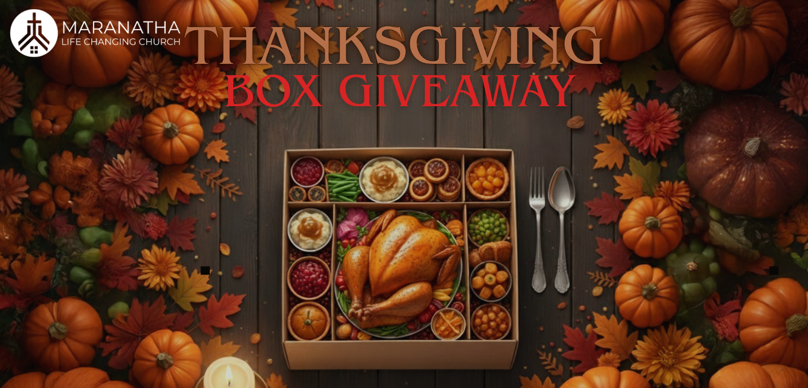 Thanksgiving Box Giveaway event banner